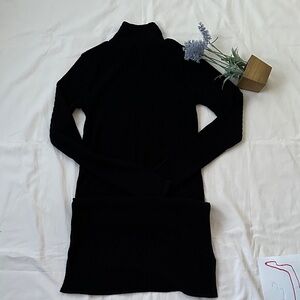 Wilfred Black Turtleneck Dress